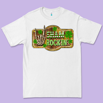 Shamrockin' St. Patrick's Day Premium Tee Designed By Oliviacreatesart