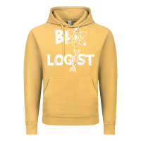 Vintage Mustard biologist   funny biology student cell science chemistry dna t shirt Vintage Hoodie - linhVisuals