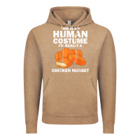 Vintage Coffee funny chicken nugget costume for kids fashion nugget foodie t shirt Vintage Hoodie - linhVisuals