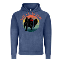 Vintage Denim mothman live laugh lurk Vintage Hoodie - linhVisuals