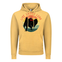 Vintage Mustard mothman live laugh lurk Vintage Hoodie - linhVisuals
