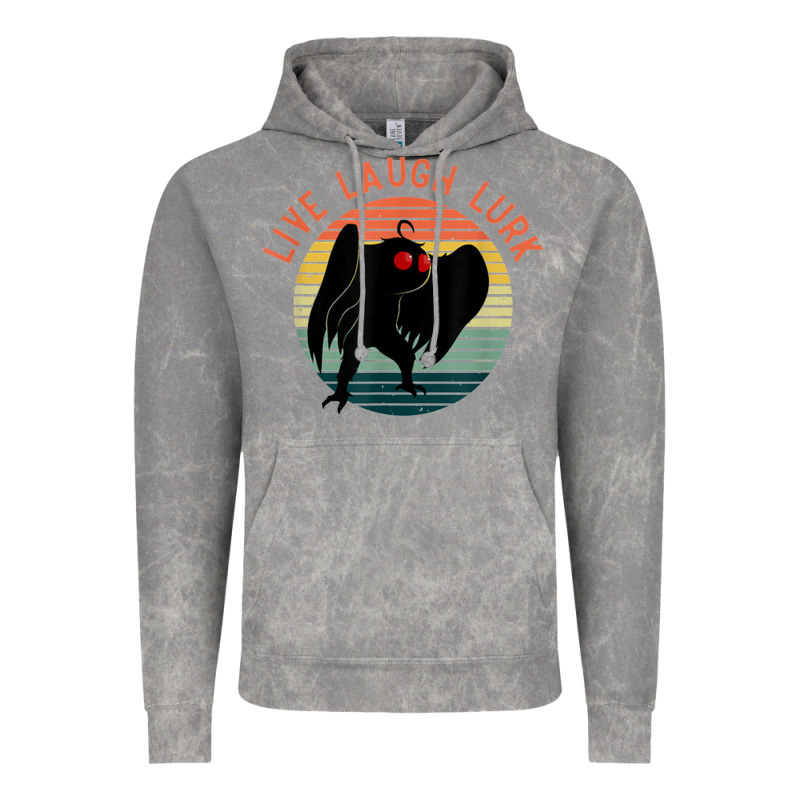 Mothman Live Laugh Lurk Vintage Hoodie by linhVisuals | Teevron