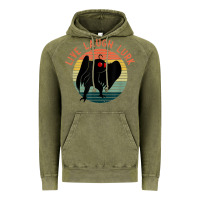 Vintage Olive mothman live laugh lurk Vintage Hoodie - linhVisuals