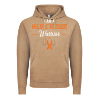 Vintage Coffee multiple sclerosis warrior autoimmune disease orange ribbon Vintage Hoodie - linhVisuals