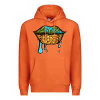Carrot summer vibes pineapple lips Premium Hoodie - Jasminsmagicworld