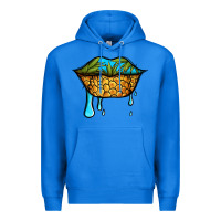 True Royal summer vibes pineapple lips Premium Hoodie - Jasminsmagicworld