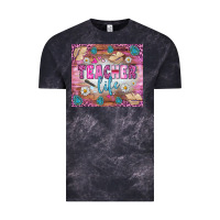 Cloud Black teacher life tumbler Vintage Tee - BundleAndBundleShop