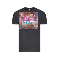 Vintage Black teacher life tumbler Vintage Tee - BundleAndBundleShop