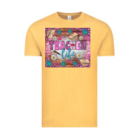 Vintage Mustard teacher life tumbler Vintage Tee - BundleAndBundleShop