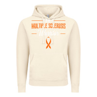 Vintage Artic multiple sclerosis warrior autoimmune disease orange ribbon Vintage Hoodie - linhVisuals