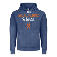 Multiple Sclerosis Warrior Autoimmune Disease Orange Ribbon Vintage Hoodie | Teevron