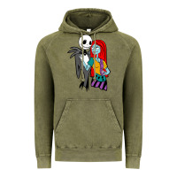 Vintage Olive jack  and sally Vintage Hoodie - linhVisuals