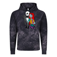 Cloud Black jack  and sally Vintage Hoodie - linhVisuals