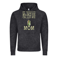 Vintage Black my favorite marine calls me mom Vintage Hoodie - linhVisuals