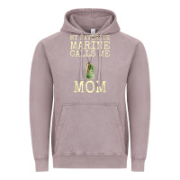 Vintage Zinc my favorite marine calls me mom Vintage Hoodie - linhVisuals