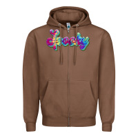 Chestnut spooky Zipper Hoodie - JahusDesignShop