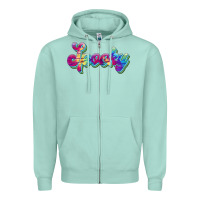 Seafoam spooky Zipper Hoodie - JahusDesignShop