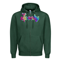 Sports Green spooky Zipper Hoodie - JahusDesignShop
