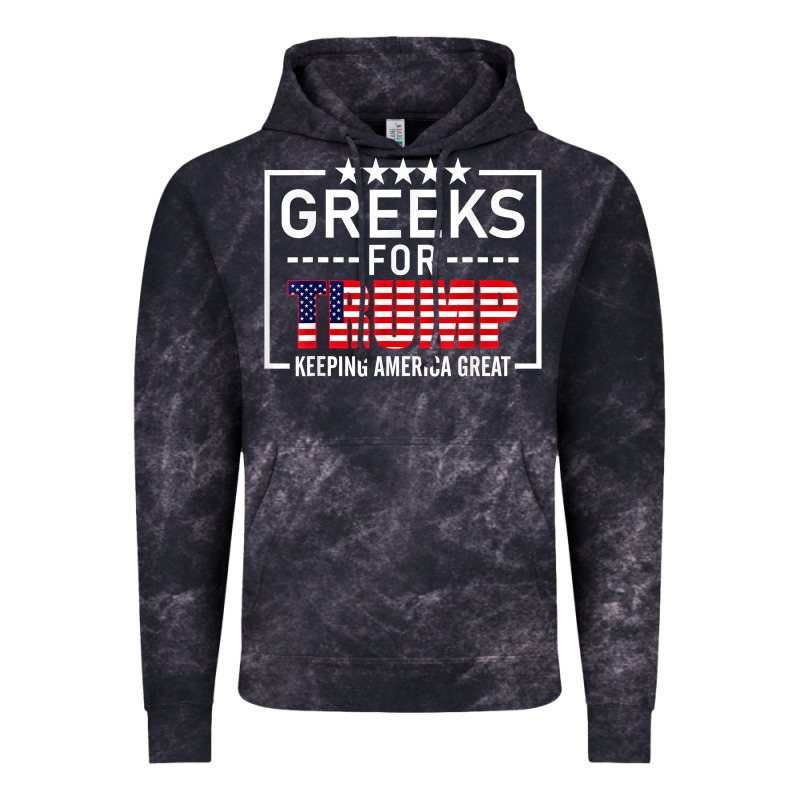 Greeks For Trump Conservative Gift Trump 2020 Re Election T Shirt Vintage Hoodie by linhVisuals | Teevron