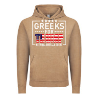 Vintage Coffee greeks for trump conservative gift trump 2020 re election t shirt Vintage Hoodie - linhVisuals
