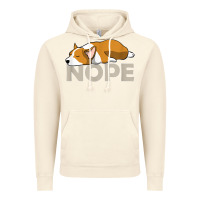 Vintage Artic nope lazy corgi Vintage Hoodie - linhVisuals