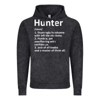 Vintage Black hunter definition personalized name funny birthday gift idea t shirt Vintage Hoodie - linhVisuals