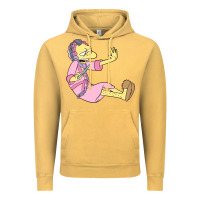 Vintage Mustard moe Vintage Hoodie - linhVisuals