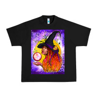 Black witch with crystal ball air freshener Urban Heavy Tee - BundleAndBundleShop