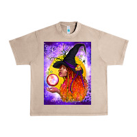 French Oak witch with crystal ball air freshener Urban Heavy Tee - BundleAndBundleShop