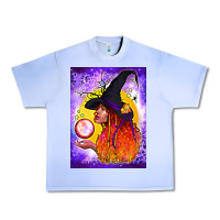 Grape Ice witch with crystal ball air freshener Urban Heavy Tee - BundleAndBundleShop