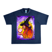 Navy witch with crystal ball air freshener Urban Heavy Tee - BundleAndBundleShop