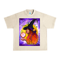 Sandshell witch with crystal ball air freshener Urban Heavy Tee - BundleAndBundleShop