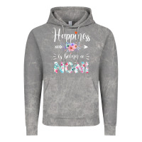 Cloud Rock happiness is being a noni ever women floral decor Vintage Hoodie - linhVisuals
