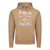 Vintage Coffee happiness is being a noni ever women floral decor Vintage Hoodie - linhVisuals