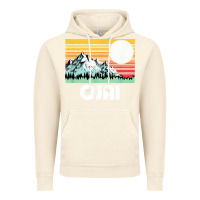 Vintage Artic ojai california mountains & sun retro 80s graphic Vintage Hoodie - linhVisuals