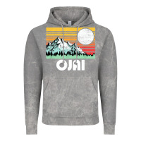 Cloud Rock ojai california mountains & sun retro 80s graphic Vintage Hoodie - linhVisuals