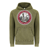 Vintage Olive csu chico seal Vintage Hoodie - linhVisuals