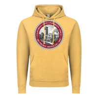 Vintage Mustard csu chico seal Vintage Hoodie - linhVisuals