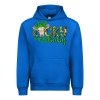 Cobalt Lucky baby charolais calf Urban Hoodie - RanaPortraitStore