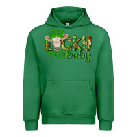 Emerald Lucky baby charolais calf Urban Hoodie - RanaPortraitStore