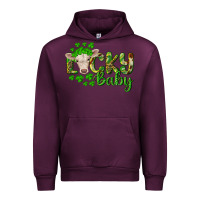 Mauve Wine Lucky baby charolais calf Urban Hoodie - RanaPortraitStore