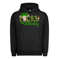 Pigment Black Lucky baby charolais calf Urban Hoodie - RanaPortraitStore