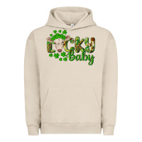 Pigment French Oak Lucky baby charolais calf Urban Hoodie - RanaPortraitStore