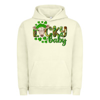 Pigment Pistachio Lucky baby charolais calf Urban Hoodie - RanaPortraitStore