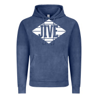 Vintage Denim jive records Vintage Hoodie - linhVisuals