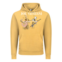 Vintage Mustard joe satriani guitar Vintage Hoodie - linhVisuals