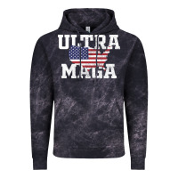 Cloud Black ULTRA MAGA Vintage Hoodie - linhVisuals