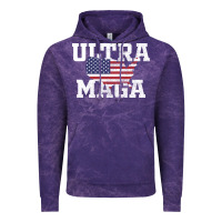 Cloud Purple ULTRA MAGA Vintage Hoodie - linhVisuals