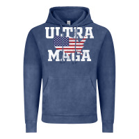 Vintage Denim ULTRA MAGA Vintage Hoodie - linhVisuals