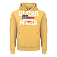 Vintage Mustard ULTRA MAGA Vintage Hoodie - linhVisuals